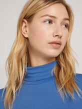 Langarmshirt mit LENZING™ ECOVERO™ - Frauen - sicilian blue Langarmshirt mit LENZING™ ECOVERO™ - Frauen - sicilian blue - 9 - TOM TAILOR Denim