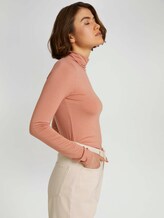 Langarmshirt mit LENZING™ ECOVERO™ - Frauen - clay rose Langarmshirt mit LENZING™ ECOVERO™ - Frauen - clay rose - 5 - TOM TAILOR Denim