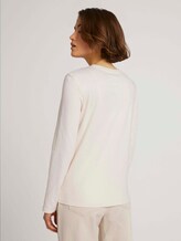 Long-sleeved shirt with a print - Women - soft creme beige Long-sleeved shirt with a print - Women - soft creme beige - 2 - TOM TAILOR Denim