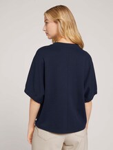 T-Shirt mit Bio-Baumwolle - Frauen - Sky Captain Blue T-Shirt mit Bio-Baumwolle - Frauen - Sky Captain Blue - 2 - TOM TAILOR Denim