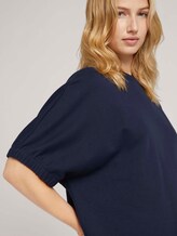 T-Shirt mit Bio-Baumwolle - Frauen - Sky Captain Blue T-Shirt mit Bio-Baumwolle - Frauen - Sky Captain Blue - 9 - TOM TAILOR Denim