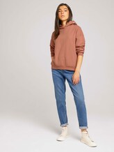Hoodie mit Bio-Baumwolle - Frauen - clay rose Hoodie mit Bio-Baumwolle - Frauen - clay rose - 3 - TOM TAILOR Denim