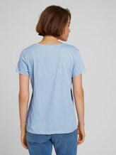 T-shirt van biologisch katoen met print - Vrouwen - bel air blue T-shirt van biologisch katoen met print - Vrouwen - bel air blue - 2 - TOM TAILOR Denim