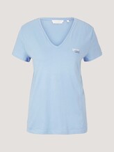 T-shirt van biologisch katoen met print - Vrouwen - bel air blue T-shirt van biologisch katoen met print - Vrouwen - bel air blue - 7 - TOM TAILOR Denim