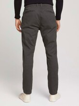 Travis slim chino trousers with organic cotton - Men - anthra black minimal design Travis slim chino trousers with organic cotton - Men - anthra black minimal design - 2 - TOM TAILOR
