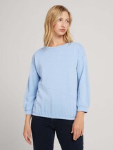 Shirt mit Bio-Baumwolle - Frauen - bel air blue Shirt mit Bio-Baumwolle - Frauen - bel air blue - 1 - TOM TAILOR Denim