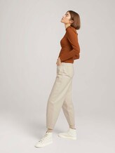 Long-sleeved shirt with puff sleeves - Women - amber brown Long-sleeved shirt with puff sleeves - Women - amber brown - 3 - TOM TAILOR Denim