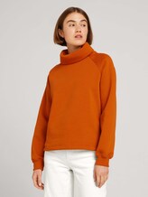 Long-sleeved shirt made of sustainable cotton - Women - gold flame orange Long-sleeved shirt made of sustainable cotton - Women - gold flame orange - 1 - TOM TAILOR Denim