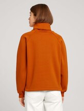 Long-sleeved shirt made of sustainable cotton - Women - gold flame orange Long-sleeved shirt made of sustainable cotton - Women - gold flame orange - 2 - TOM TAILOR Denim