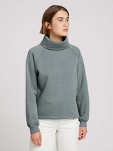 Shirt met lange mouwen, gemaakt van duurzaam katoen - Vrouwen - grey mint Shirt met lange mouwen, gemaakt van duurzaam katoen - Vrouwen - grey mint - 1 - TOM TAILOR Denim