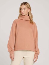 Sweatshirt mit Rollkragen - Frauen - clay rose Sweatshirt mit Rollkragen - Frauen - clay rose - 1 - TOM TAILOR Denim