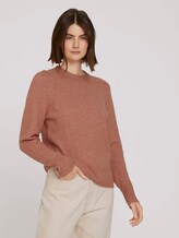 zachte gebreide trui - Vrouwen - clay rose melange zachte gebreide trui - Vrouwen - clay rose melange - 5 - TOM TAILOR Denim