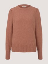 zachte gebreide trui - Vrouwen - clay rose melange zachte gebreide trui - Vrouwen - clay rose melange - 7 - TOM TAILOR Denim