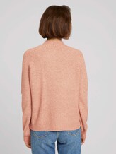 Pullover mit recyceltem Polyester - Frauen - clay rose melange Pullover mit recyceltem Polyester - Frauen - clay rose melange - 2 - TOM TAILOR Denim