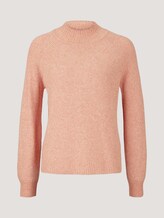 Pullover mit recyceltem Polyester - Frauen - clay rose melange Pullover mit recyceltem Polyester - Frauen - clay rose melange - 7 - TOM TAILOR Denim