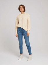 Pullover mit recyceltem Polyester - Frauen - cozy beige melange Pullover mit recyceltem Polyester - Frauen - cozy beige melange - 3 - TOM TAILOR Denim