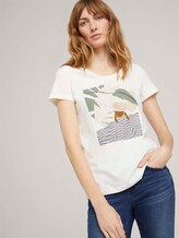T-Shirt mit Bio-Baumwolle - Frauen - Whisper White T-Shirt mit Bio-Baumwolle - Frauen - Whisper White - 5 - TOM TAILOR