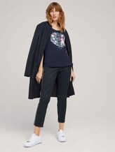 T-Shirt mit Bio-Baumwolle - Frauen - Night Sky Blue T-Shirt mit Bio-Baumwolle - Frauen - Night Sky Blue - 3 - TOM TAILOR