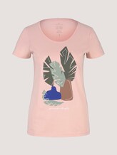 T-Shirt mit Bio-Baumwolle - Frauen - Evening Rose T-Shirt mit Bio-Baumwolle - Frauen - Evening Rose - 7 - TOM TAILOR