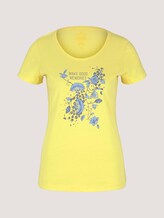 T-Shirt mit Bio-Baumwolle - Frauen - smooth yellow T-Shirt mit Bio-Baumwolle - Frauen - smooth yellow - 7 - TOM TAILOR