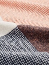 Scarf with fringes - Women - rose brown colorblock Scarf with fringes - Women - rose brown colorblock - 9 - TOM TAILOR Denim