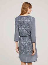 Gemustertes Tunika Kleid - Frauen - navy white ethno design Gemustertes Tunika Kleid - Frauen - navy white ethno design - 2 - TOM TAILOR
