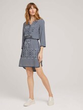Gemustertes Tunika Kleid - Frauen - navy white ethno design Gemustertes Tunika Kleid - Frauen - navy white ethno design - 3 - TOM TAILOR