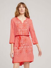 Gemustertes Tunika Kleid - Frauen - red white ethno design Gemustertes Tunika Kleid - Frauen - red white ethno design - 1 - TOM TAILOR
