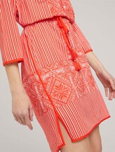 Gemustertes Tunika Kleid - Frauen - red white ethno design Gemustertes Tunika Kleid - Frauen - red white ethno design - 9 - TOM TAILOR