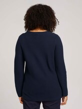 Plus - Pullover aus Bio-Baumwolle - Frauen - Sky Captain Blue Plus - Pullover aus Bio-Baumwolle - Frauen - Sky Captain Blue - 2 - My True Me