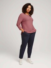 Plus - Pullover aus Bio-Baumwolle - Frauen - Dusty Rose Pink Plus - Pullover aus Bio-Baumwolle - Frauen - Dusty Rose Pink - 3 - My True Me