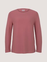 Plus - Pullover aus Bio-Baumwolle - Frauen - Dusty Rose Pink Plus - Pullover aus Bio-Baumwolle - Frauen - Dusty Rose Pink - 7 - My True Me