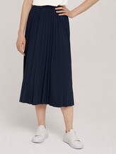 Midi skirt with pleats - Women - Sky Captain Blue Midi skirt with pleats - Women - Sky Captain Blue - 1 - TOM TAILOR Denim