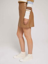 Mini skirt in a leather look - Women - brown fake leather Mini skirt in a leather look - Women - brown fake leather - 11 - TOM TAILOR Denim