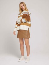 Mini skirt in a leather look - Women - brown fake leather Mini skirt in a leather look - Women - brown fake leather - 3 - TOM TAILOR Denim