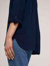 Bluse mit V-Ausschnitt - Frauen - Sky Captain Blue Bluse mit V-Ausschnitt - Frauen - Sky Captain Blue - 9 - TOM TAILOR Denim