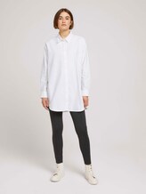 High Waist-legging met hoge taille in gerecycleerd polyester - Vrouwen - Shale Grey Melange High Waist-legging met hoge taille in gerecycleerd polyester - Vrouwen - Shale Grey Melange - 3 - TOM TAILOR Denim