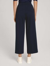 Relaxed -culotte-broek van gerecycled polyester - Vrouwen - Sky Captain Blue Relaxed -culotte-broek van gerecycled polyester - Vrouwen - Sky Captain Blue - 2 - TOM TAILOR Denim