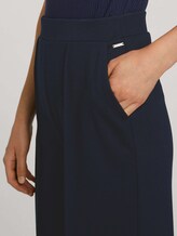 Relaxed -culotte-broek van gerecycled polyester - Vrouwen - Sky Captain Blue Relaxed -culotte-broek van gerecycled polyester - Vrouwen - Sky Captain Blue - 9 - TOM TAILOR Denim