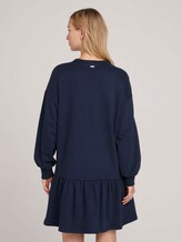 Sweatkleid mit Bio-Baumwolle - Frauen - Sky Captain Blue Sweatkleid mit Bio-Baumwolle - Frauen - Sky Captain Blue - 2 - TOM TAILOR Denim