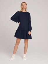 Sweatkleid mit Bio-Baumwolle - Frauen - Sky Captain Blue Sweatkleid mit Bio-Baumwolle - Frauen - Sky Captain Blue - 3 - TOM TAILOR Denim