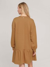 Sweatkleid mit Bio-Baumwolle - Frauen - soft camel Sweatkleid mit Bio-Baumwolle - Frauen - soft camel - 2 - TOM TAILOR Denim
