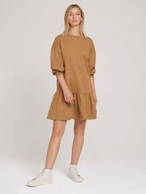 Sweatkleid mit Bio-Baumwolle - Frauen - soft camel Sweatkleid mit Bio-Baumwolle - Frauen - soft camel - 3 - TOM TAILOR Denim