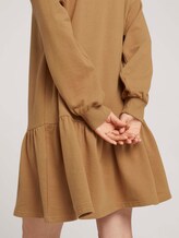 Sweatkleid mit Bio-Baumwolle - Frauen - soft camel Sweatkleid mit Bio-Baumwolle - Frauen - soft camel - 9 - TOM TAILOR Denim