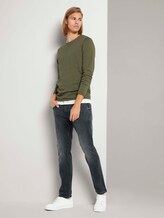 Langarmshirt in Melange-Optik - Männer - soft green melange Langarmshirt in Melange-Optik - Männer - soft green melange - 3 - TOM TAILOR Denim