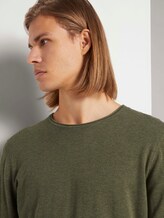 Langarmshirt in Melange-Optik - Männer - soft green melange Langarmshirt in Melange-Optik - Männer - soft green melange - 9 - TOM TAILOR Denim