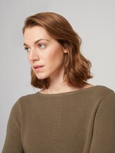 Pullover mit Bio-Baumwolle - Frauen - dark sepia Pullover mit Bio-Baumwolle - Frauen - dark sepia - 9 - TOM TAILOR