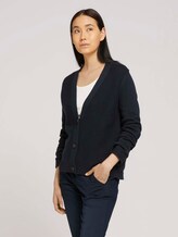 Textured cardigan - Women - Sky Captain Blue Textured cardigan - Women - Sky Captain Blue - 5 - TOM TAILOR