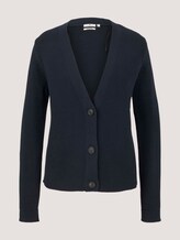 Textured cardigan - Women - Sky Captain Blue Textured cardigan - Women - Sky Captain Blue - 7 - TOM TAILOR
