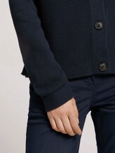 Textured cardigan - Women - Sky Captain Blue Textured cardigan - Women - Sky Captain Blue - 9 - TOM TAILOR